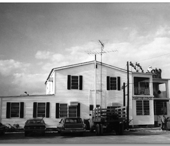 Historic image of the Marco Lodge building